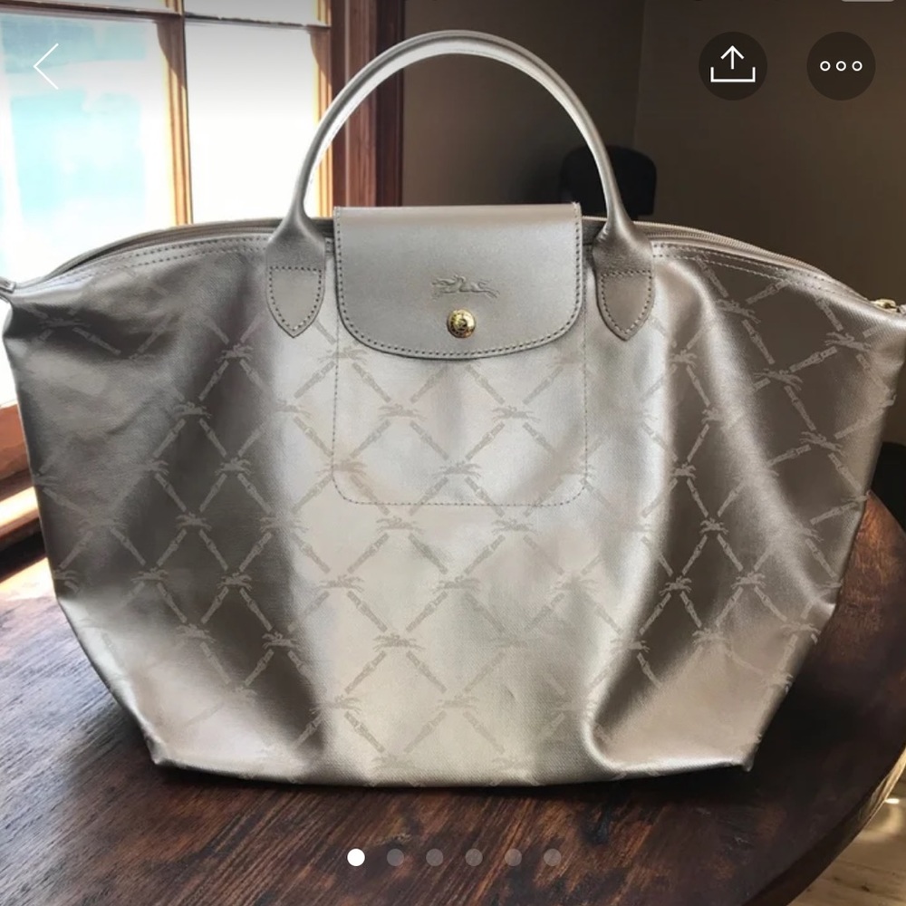 Longchamp Metal Le Pilage in Gold